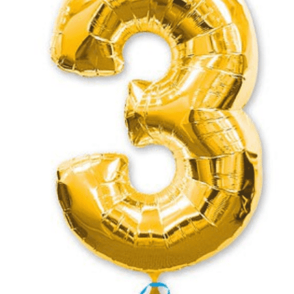 цифра 3 золото